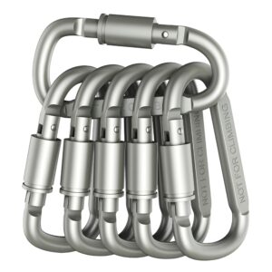 Aluminum D-Ring Locking Carabiner