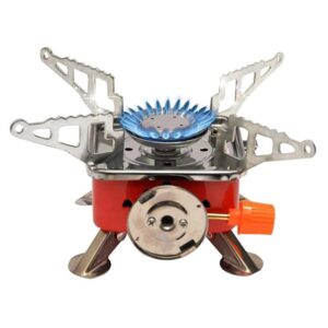 Portable Butane Gas Stove – Foldable Stainless Steel Camping Burner with Storage Bag