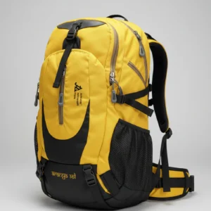 JAG Aranya 45L Alpine Backpack | Air Flow Back Support | Twin Aluminium Rods + Mesh | Solar Flare